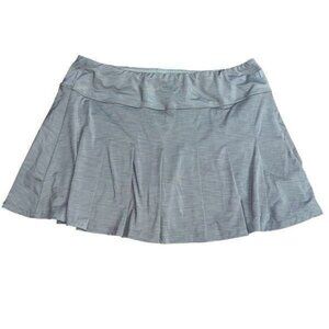 ELEVEN BY VENUS WILLIAMS Grey Pleated Athletic Skort Size XL